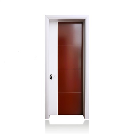 Pintu WPC Bercat Merah Pintu Keselamatan Pintu Persekitaran